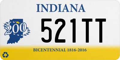 IN license plate 521TT