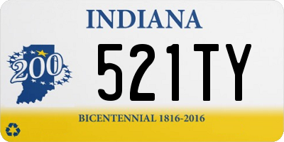 IN license plate 521TY