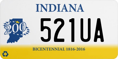 IN license plate 521UA