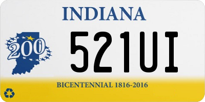 IN license plate 521UI