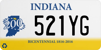 IN license plate 521YG