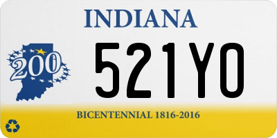 IN license plate 521YO