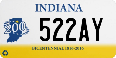 IN license plate 522AY