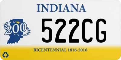 IN license plate 522CG