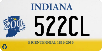 IN license plate 522CL