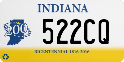 IN license plate 522CQ