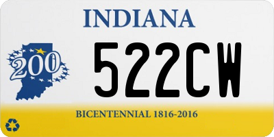 IN license plate 522CW