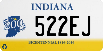 IN license plate 522EJ
