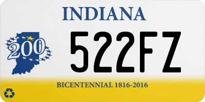 IN license plate 522FZ