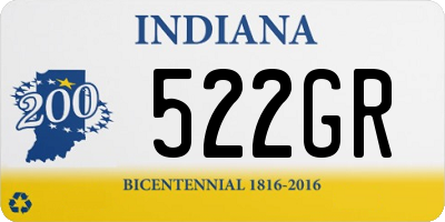 IN license plate 522GR