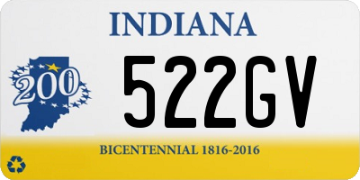 IN license plate 522GV