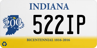 IN license plate 522IP