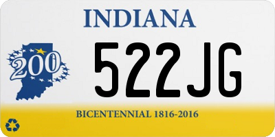 IN license plate 522JG