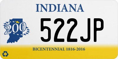 IN license plate 522JP