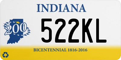IN license plate 522KL