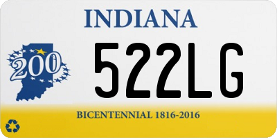 IN license plate 522LG