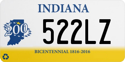 IN license plate 522LZ