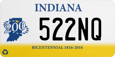 IN license plate 522NQ