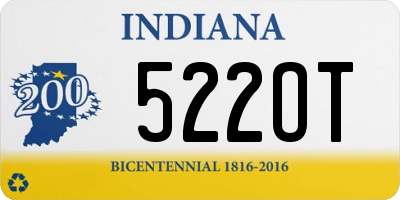 IN license plate 522OT