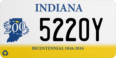 IN license plate 522OY