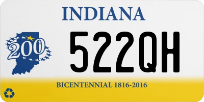 IN license plate 522QH