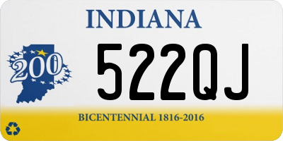 IN license plate 522QJ