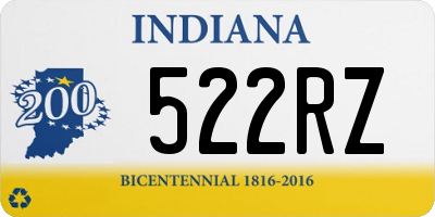 IN license plate 522RZ