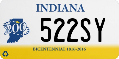 IN license plate 522SY