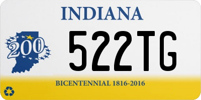 IN license plate 522TG