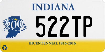 IN license plate 522TP