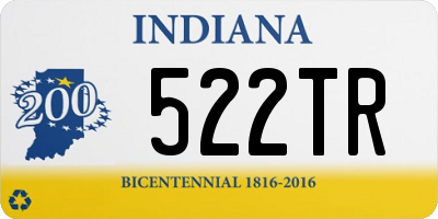 IN license plate 522TR