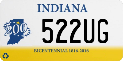 IN license plate 522UG