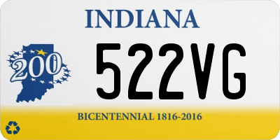 IN license plate 522VG