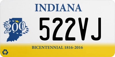IN license plate 522VJ
