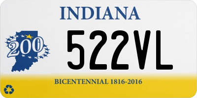 IN license plate 522VL