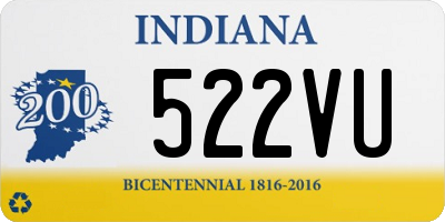 IN license plate 522VU