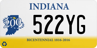 IN license plate 522YG