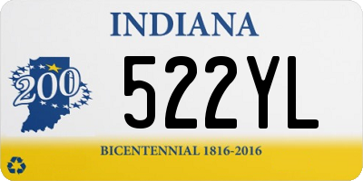 IN license plate 522YL