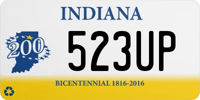 IN license plate 523UP