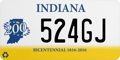 IN license plate 524GJ