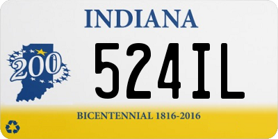 IN license plate 524IL
