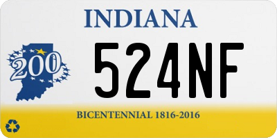 IN license plate 524NF