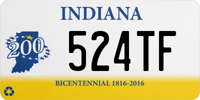 IN license plate 524TF