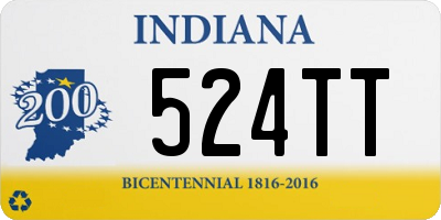 IN license plate 524TT