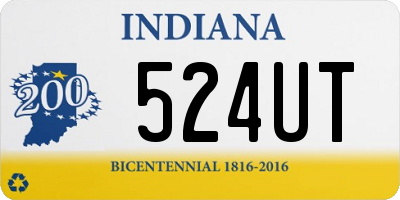 IN license plate 524UT