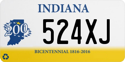 IN license plate 524XJ