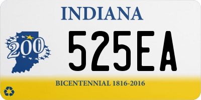 IN license plate 525EA