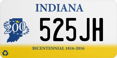 IN license plate 525JH