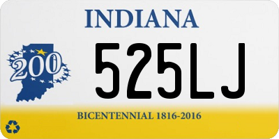 IN license plate 525LJ