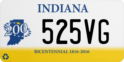 IN license plate 525VG